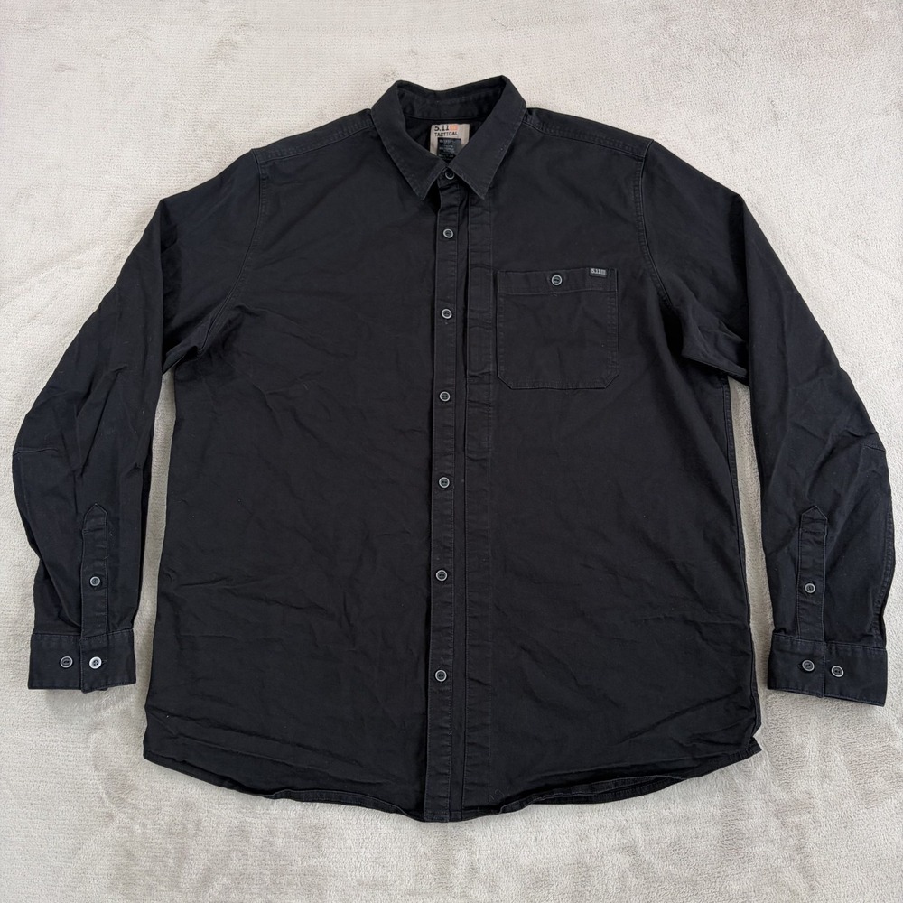 511 Tactical Snap RapidDraw Long Sleeve Shirt in Black Men XL Work Wear